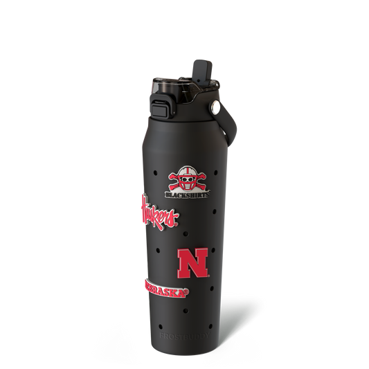 Bottle Buddy 32oz | Nebraska Cornhuskers | Skin + Budz Bundle image 1
